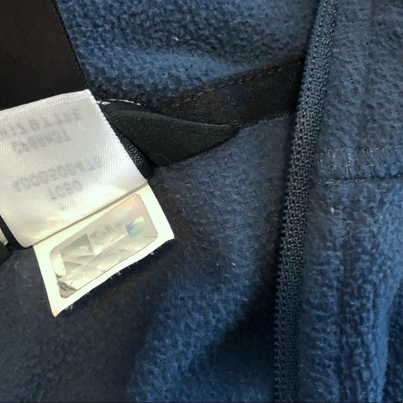{The North Face} Fleece Quarter Zip Blue XL - Picture 6 of 6